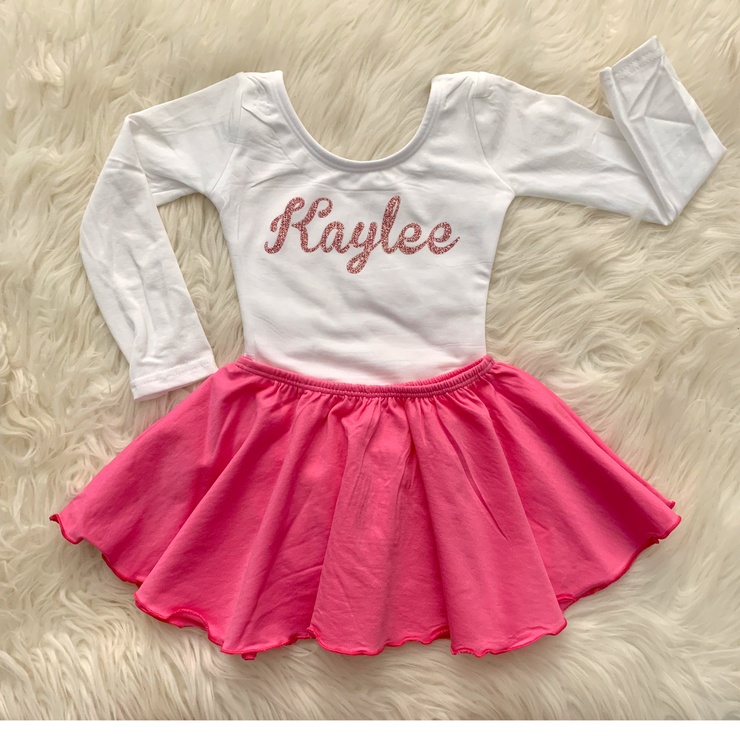 Custom Name Girls Leotard by Daily Threads and Decor
